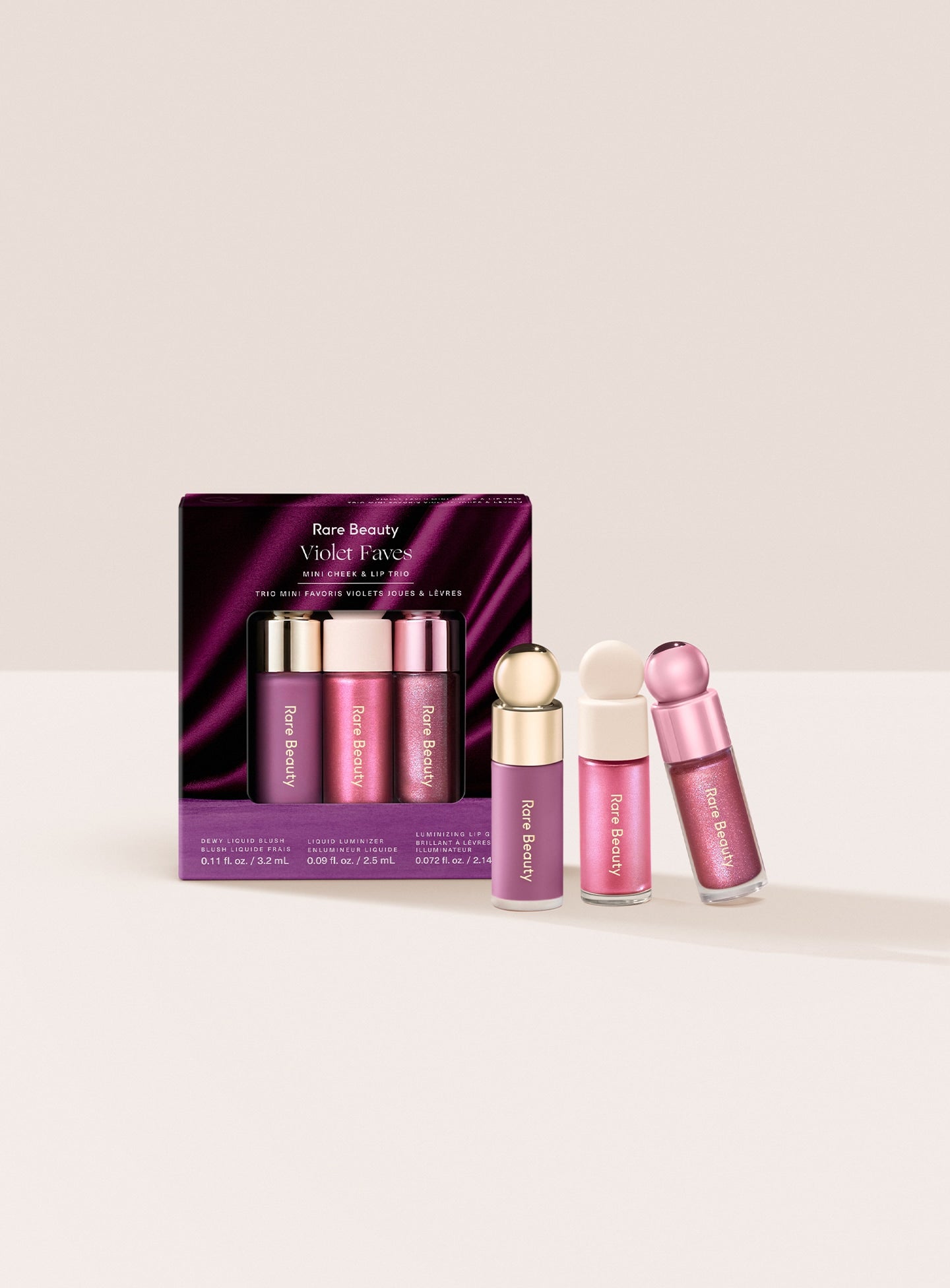 Violet Faves Mini Cheek & Lip Trio
