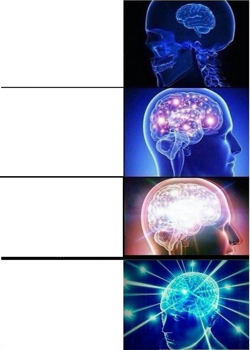 Expanding Brain meme about Rare Beauty